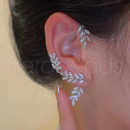 Alloy Rhinestone Cuff Earrings FS-WGFB378-13-1