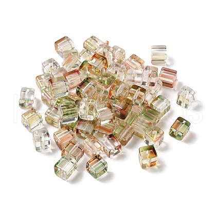 Two Tone Transparent Glass Beads X1-GLAA-NH0001-03D-1