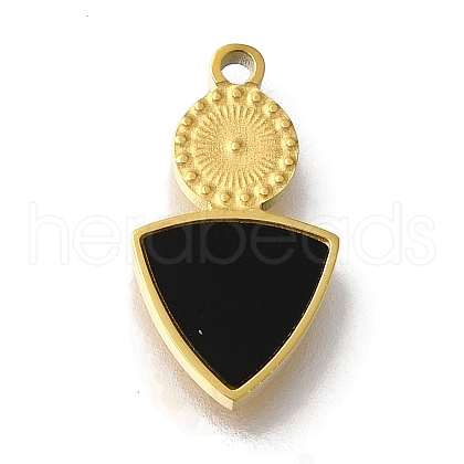 Ion Plating(IP) 304 Stainless Steel Manual Polishing Charms X-STAS-M059-07G-01-1