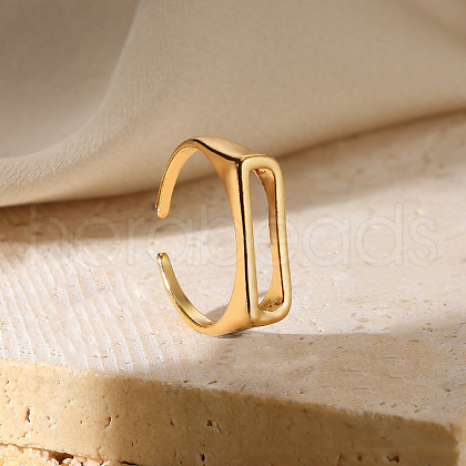 Alloy Adjustable Open Cuff Rings FS-WG3F88F-07-1