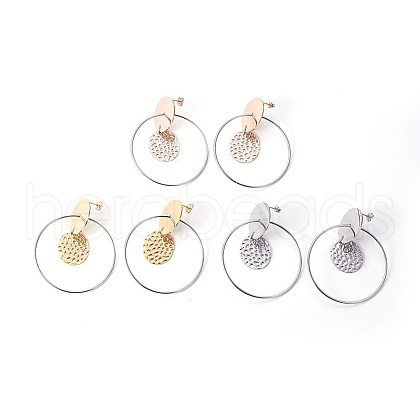 304 Stainless Steel Ear Studs STAS-I103-19-1
