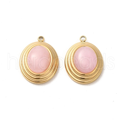 Natural Rose Quartz Pendants STAS-L025-006G-01-1