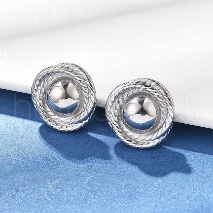 304 Stainless Steel Stud Earrings EJEW-D319-10P-1