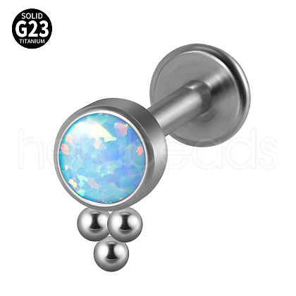 G23 Titanium Threadless Labrets WG33C7B-36-1