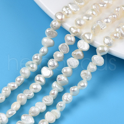 Natural Cultured Freshwater Pearl Beads Strands X1-PEAR-N014-04A-1