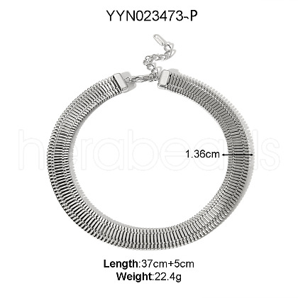 Stainless Steel Chain Necklaces for Women QZ7044-2-1