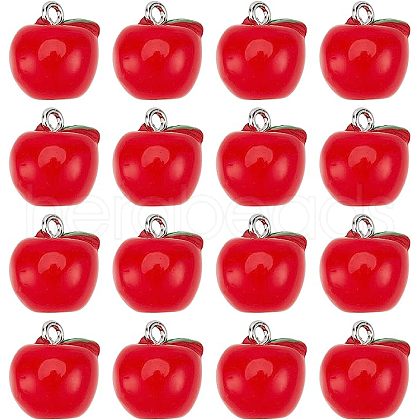 SUNNYCLUE 25Pcs Teachers' Day Opaque Resin Charms RESI-SC0002-43-1