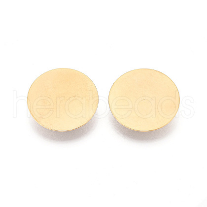 PVD Vacuum Plating 304 Stainless Steel Brooch Cabochon Settings STAS-E547-08L-G-1