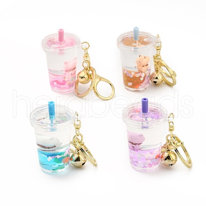 Acrylic Cup Keychain KEYC-C001-06G-1