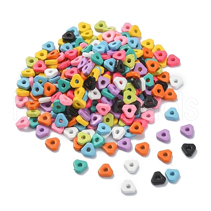 Spray Painted Alloy Beads PALLOY-Q445-11-1