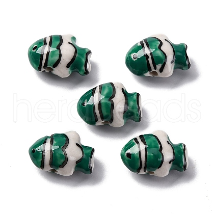 Handmade Porcelain Beads PORC-R002-01I-1