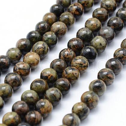 Natural Jade Beads Strands G-P326-07-8mm-1