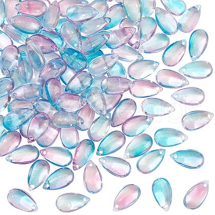 Olycraft 100Pcs Handmade Lampwork Charms LAMP-OC0001-66B-1