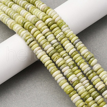 Natural Jade Beads Strands G-L624-H07-6x2mm-1