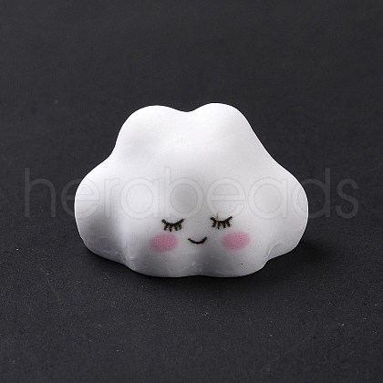 Cute Opaque Resin Cabochons RESI-L037-02I-1