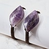 Natural Amethyst Beads Braided Bead Bracelets BJEW-Q070-01H-2