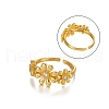 304 Stainless Steel Adjustable Cuff Rings for Women RJEW-B131-01A-4
