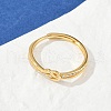 925 Sterling Silver Micro Pave Clear Cubic Zirconia Adjustable Finger Rings for Women RJEW-G351-01G-3