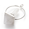 Natural Quartz Crystal Big Pendants G-I214-A01-1
