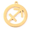 304 Stainless Steel Pendants STAS-O142-70G-L-2