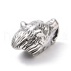 Tibetan Style 304 Stainless Steel Manual Polishing Cord Ends STAS-G276-11AS-2