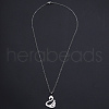 Non-Tarnish 201 Stainless Steel Pendants Necklaces NJEW-S105-JN667-45-1-2
