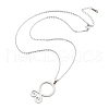 Non-Tarnish 304 Stainless Steel Pendant Necklaces NJEW-P306-04P-2