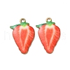 Alloy Enamel Pendants FIND-O003-09D-G-1