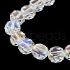 Electroplate Glass Beads Strands EGLA-L045-G-4