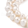 Natural Cultured Freshwater Pearl Beads Strands PEAR-C003-12H-4