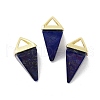 Natural Lapis Lazuli Pendants G-A222-02G-06-1