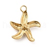 Ion Plating(IP) 304 Stainless Steel Pendants STAS-E177-01G-2