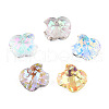 96Pcs Electroplated Transparent Glass Charms EGLA-N006-071-4