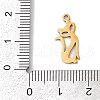 201 Stainless Steel Pendants STAS-F316-22G-05-3