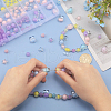 CHGCRAFT 6 Styles 4 Colors Transparent Acrylic Beads TACR-CA0001-29-3