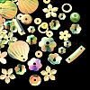 Rainbow Iridescent PVC Paillette/Sequins Beads & Links & Pendants PVC-C001-01E-3