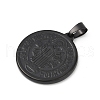 Ion Plating(IP) 304 Stainless Steel Pendants STAS-A053-24B-B-2