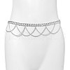 Alloy Twisted Link Chain Tassel Waist Chains for Women WG41EDD-02-2