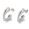 Non-Tarnish 304 Stainless Steel Stud Earrings EJEW-H115-15P-1