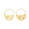 304 Stainless Steel Dangle Earrings EJEW-Z118-07G-02-4