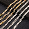 Craftdady 4 Yards 2 Colors Rhinestone Cup Chains FIND-CD0001-17-9