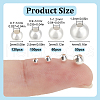 DELORIGIN 925 Sterling Silver Beads STER-DR0001-08D-2