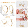 SUNNYCLUE 60Pcs 304 Stainless Steel Leverback Earring Findings STAS-SC0004-61-2