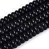 Opaque Spray Painted Glass Beads GLAA-ZX008-6mm-18F-1
