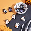 12Pcs 4 Style Halloween Silicone Focal Beads JX753A-3