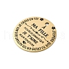 201 Stainless Steel Pendants STAS-R002-01G-22-2