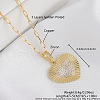 Brass Micro Pave Cubic Zirconia Pendants FS-WG8D67C-05-2