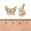 Brass Micro Pave Clear Cubic Zirconia Pendants KK-A259-25C-G-2