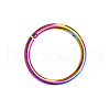 316L Surgical Stainless Steel Hoop Cartilage Earrings WGB51CA-15-2