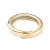 Adjustable Brass Micro Pave Cubic Zirconia Cuff Rings RJEW-L098-007E-G-3